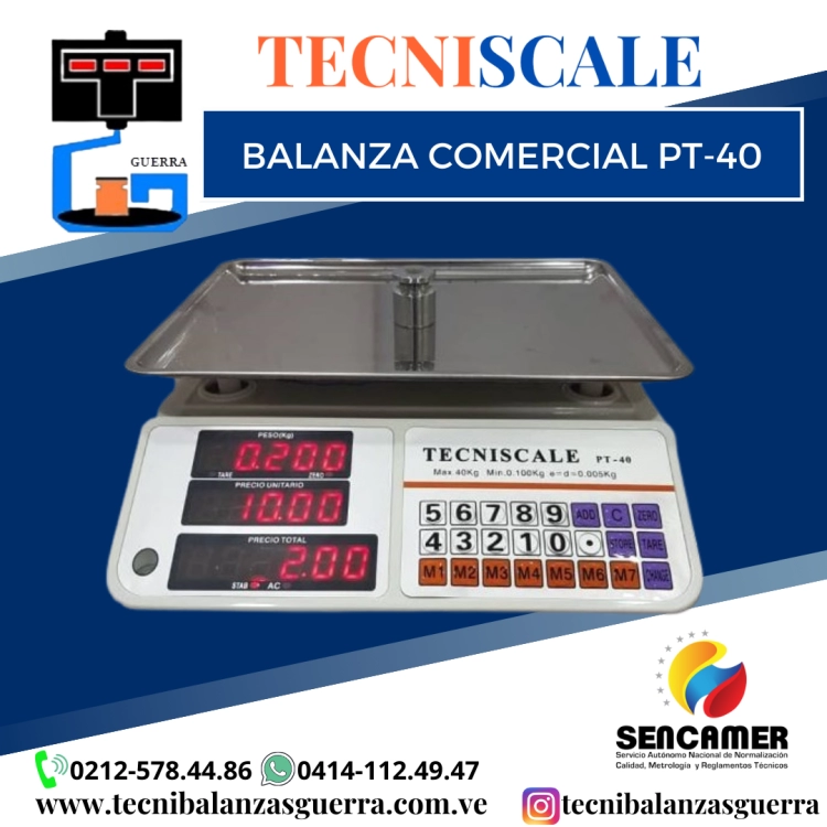  BALANZA TECNISCALE PT-40